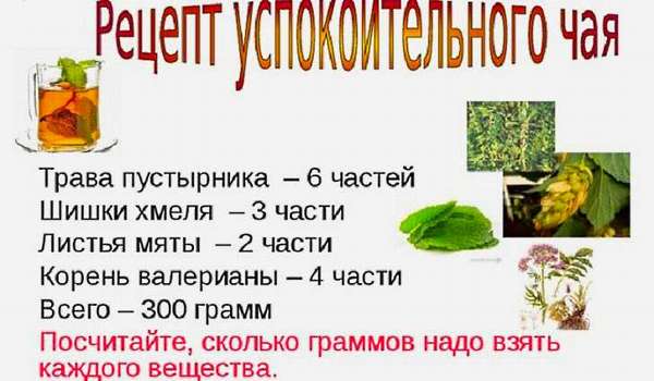 Как приготовить успокоительный чай