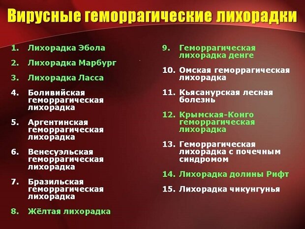 Вирусные болезни